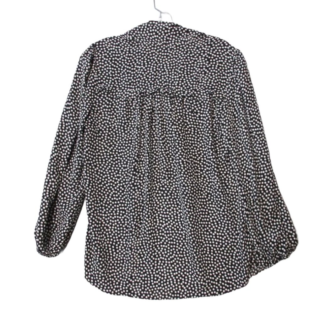 NWT Max Studio Women's Polka Dot Blouse - Picture 2 of 7